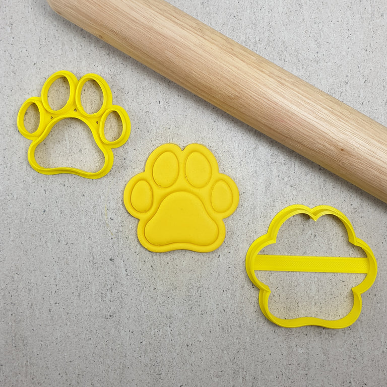 Paw Cookie Cutter and Embosser Set