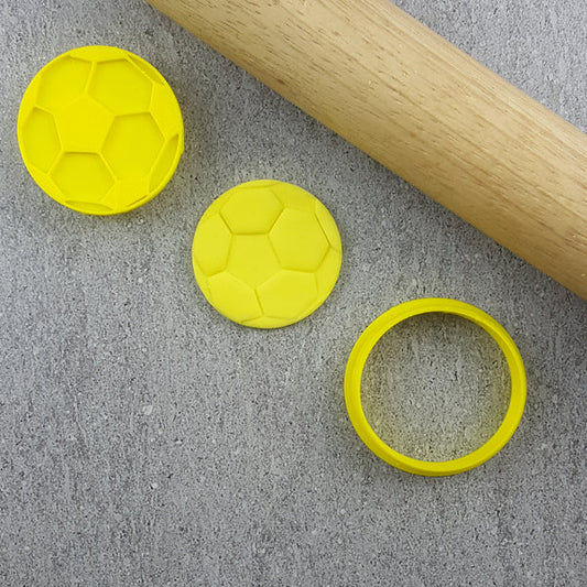 Soccer Ball Fondant Cookie Embosser