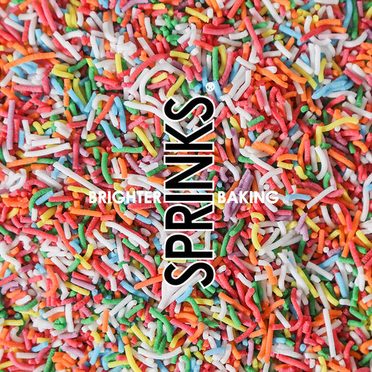 Sprinks Jimmies – Mixed Rainbow (2kg BULK Bag)