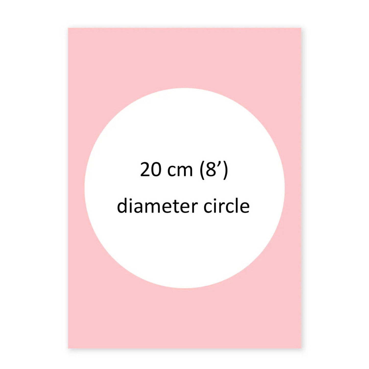 8"/ 20 cm Round Cake Edible Icing Image - Blue Dog