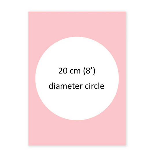 8"/ 20 cm Round Cake Edible Icing Image - Blue Dog