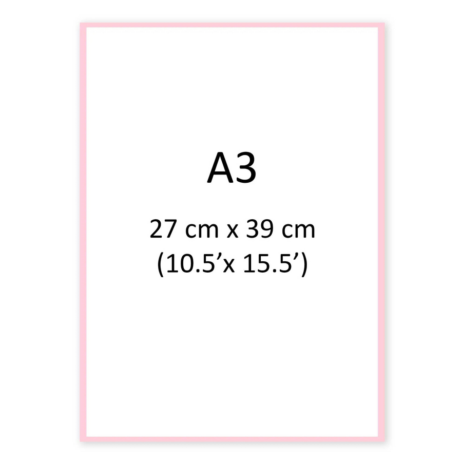 A3 Rectangle Cake Edible Icing Image - CUSTOM