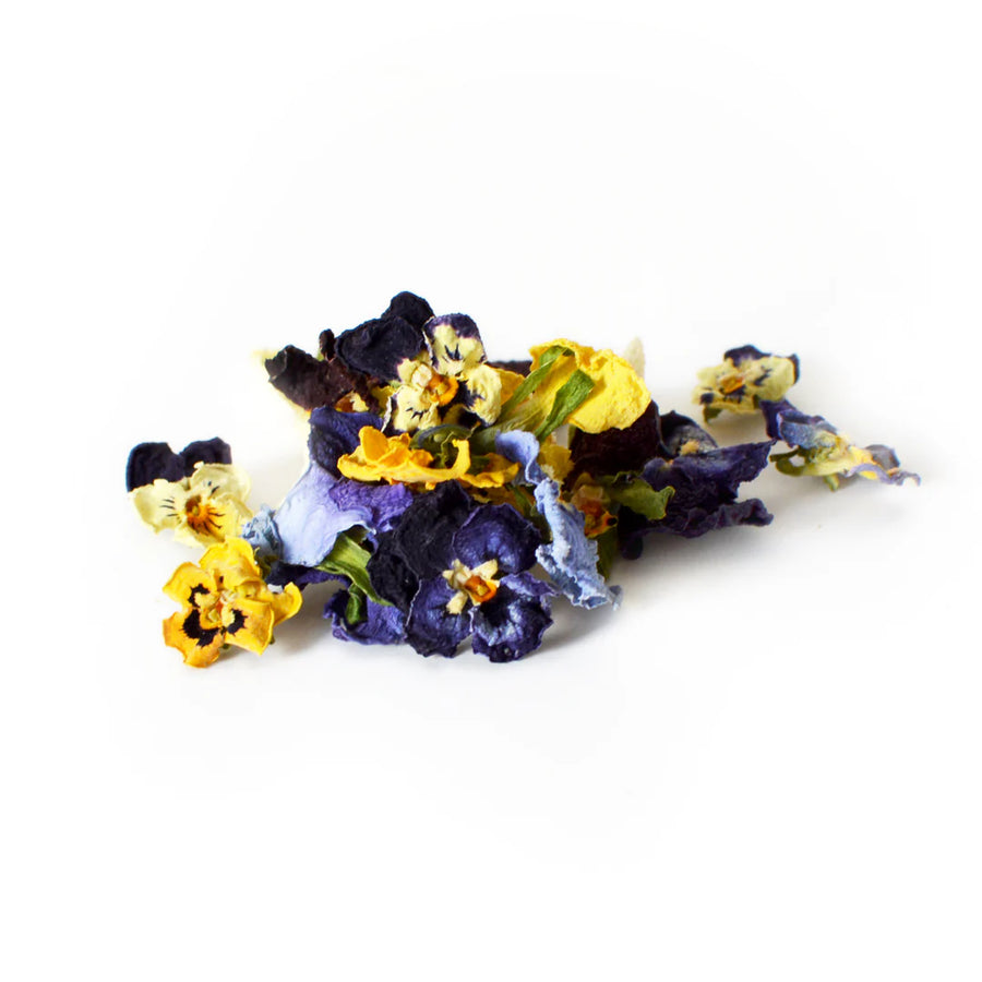 Dried Edible Flowers Australian Viola Jar