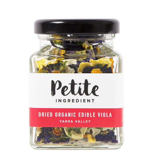Dried Edible Flowers Australian Viola Jar