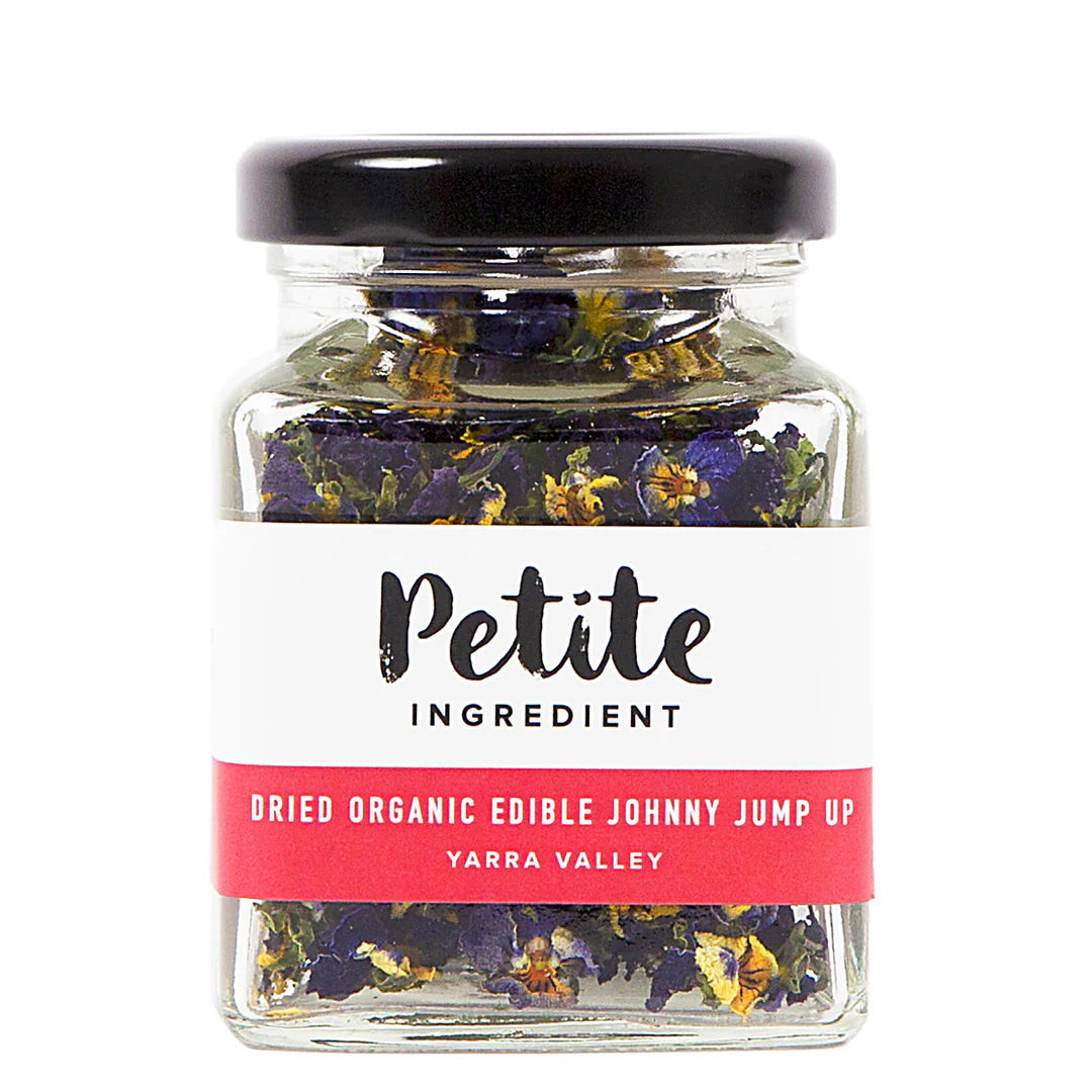 Australian Dried Edible Flowers Johnny Jump Up Jar