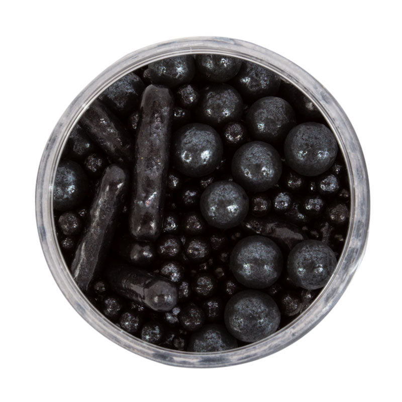 BUBBLE & BOUNCE BLACK (75g) Sprinkles - by Sprinks