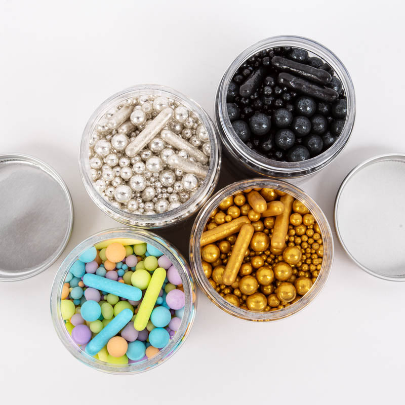 BUBBLE & BOUNCE SILVER (75g) Sprinkles - by Sprinks