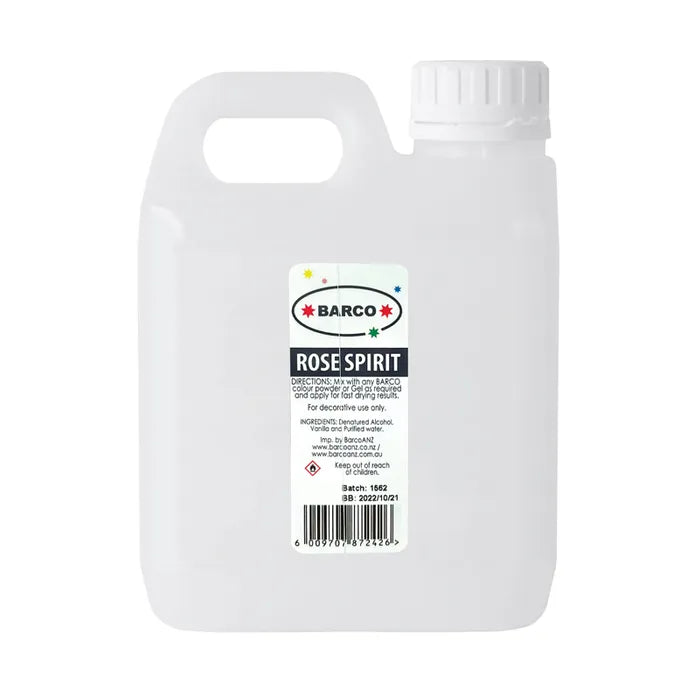BULK Barco Cake Decorators Rose Spirit (Alcohol) 1 litre
