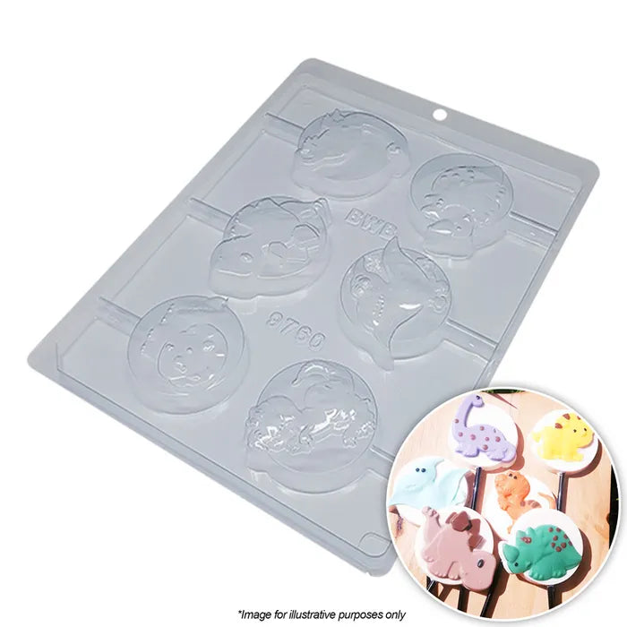 Dinosaur Lollipop Chocolate Mould