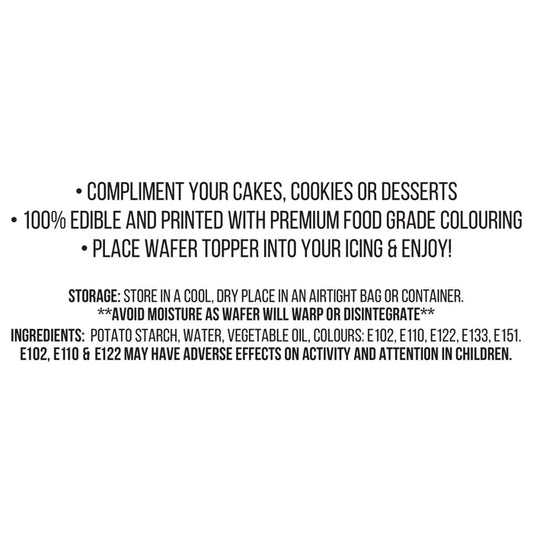 Roblox Edible Wafer Cupcake Toppers 16pcs