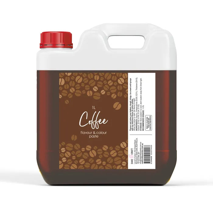 Cake Craft Coffee Flavour & Colour Paste 1 litre BULK