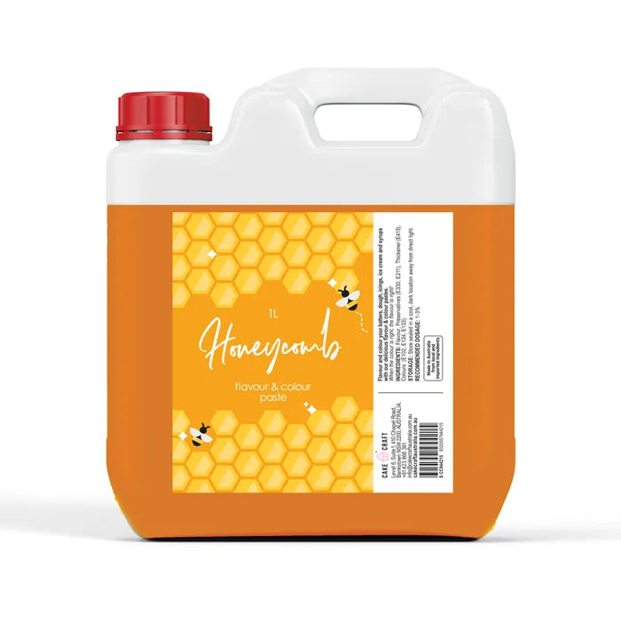 Cake Craft Honeycomb Flavour & Colour Paste 1 litre BULK