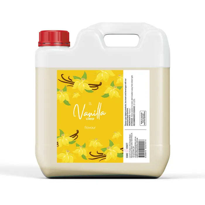 Cake Craft Vanilla Clear Flavour 1 litre BULK