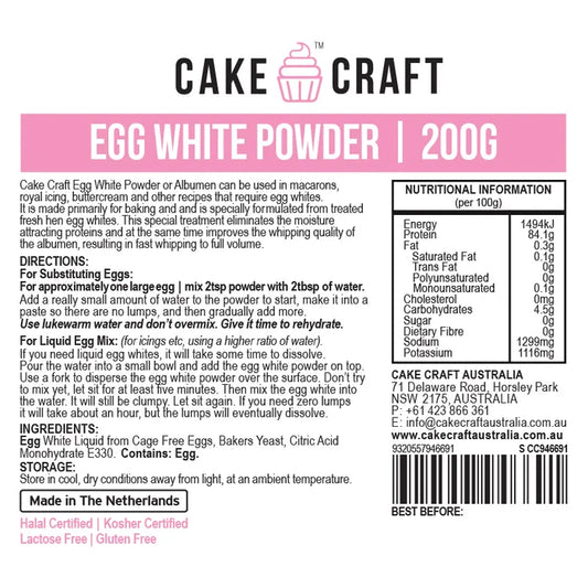 Cake Craft Egg White Powder 200g