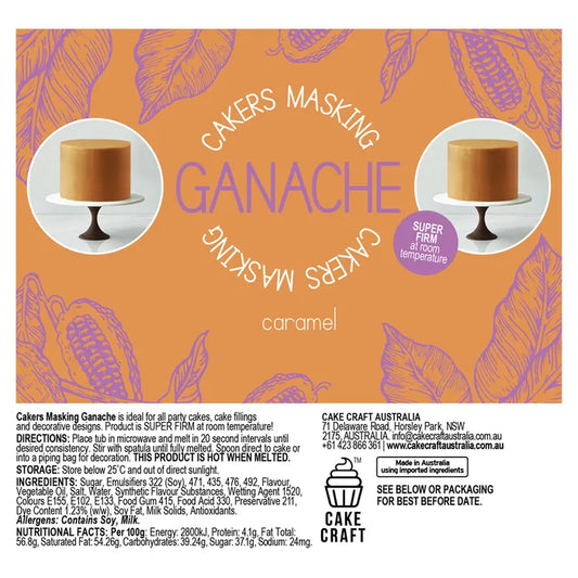 Caramel Ganache | Cakers Masking Cake Craft | 750 g
