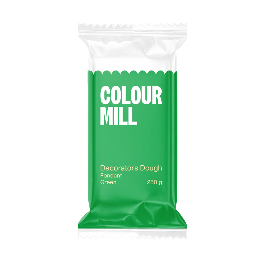Colour Mill Decorators Dough Fondant 250g - Green