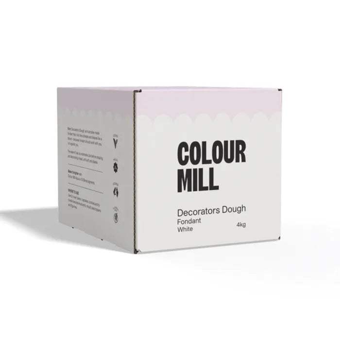Colour Mill Decorators Dough 4Kg, White