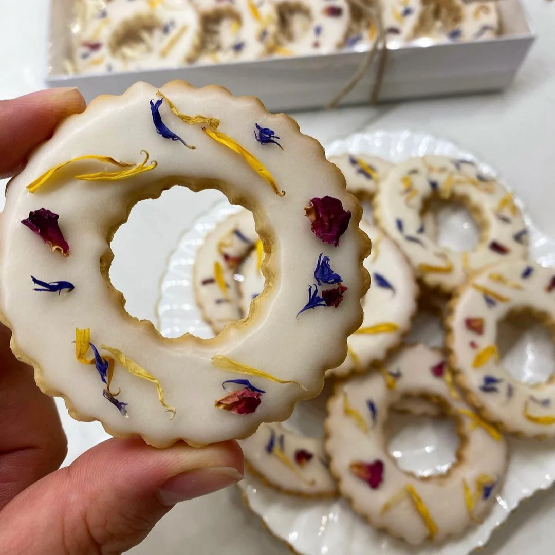 Dried Edible Flowers Confetti Jar