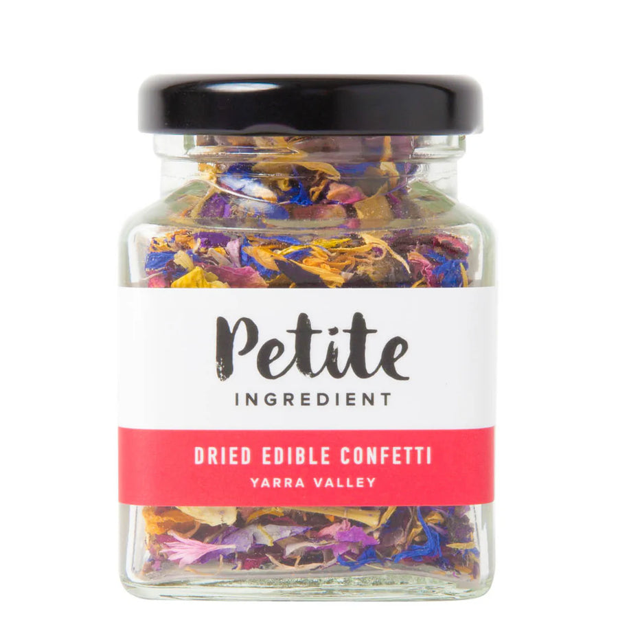 Dried Edible Flowers Confetti Jar