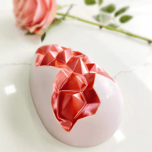 Easter | Geode Easter Egg Chocolate Mould | 3 piece