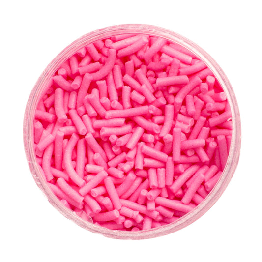 Jimmies 1mm PINK (50g) - by Sprinks