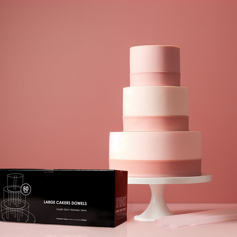 Cakers Dowels - LARGE Opaque (Pack of 50)