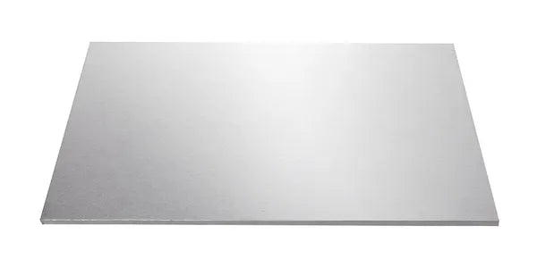 Mondo Rectangle Silver Masonite Slab Cake Board 9 x 12 Inch