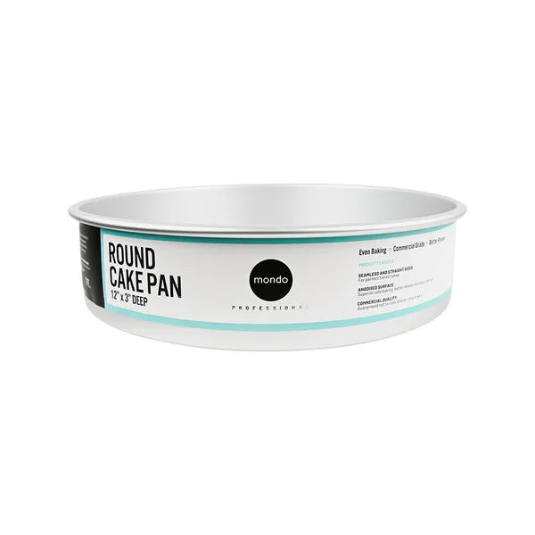 Mondo Round Cake Pan 12 x 3 Inches