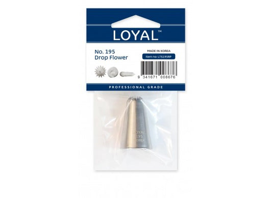 Loyal Medium Piping Tip Drop Flower 195