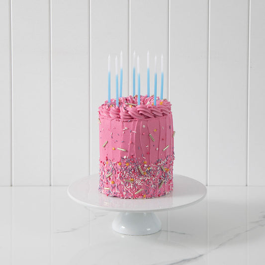 OMBRE Cake Candles BLUE (Pack of 12)