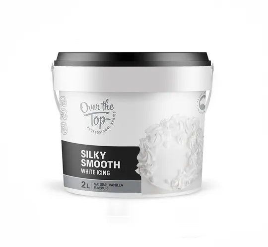 Over The Top Silky Smooth Swiss Meringue Style White Buttercream Icing 2L