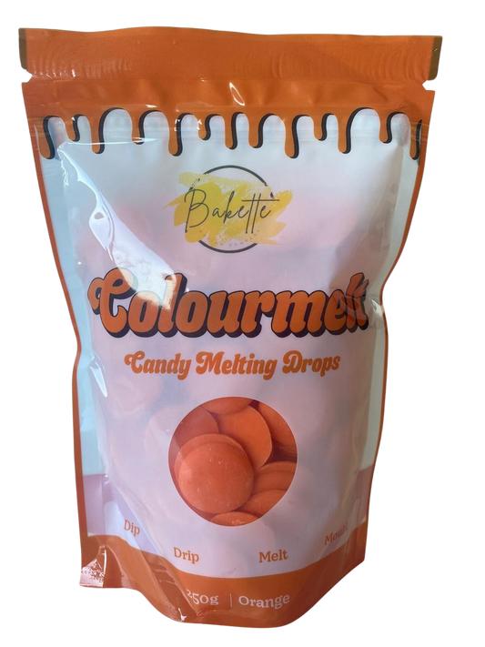 Bakette Orange Colourmelts - Candy Melting Drops (250g)