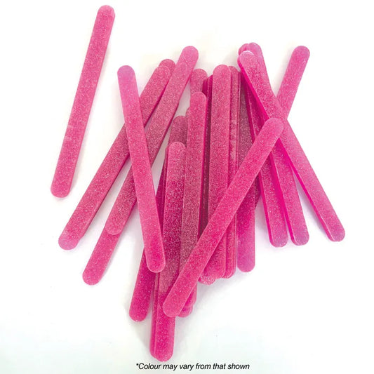 Pink Glitter Ice Cream/Popsicle Sticks 24pcs