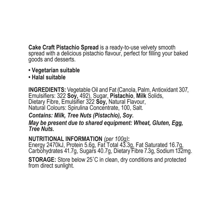 Pistachio Spread 1kg BULK