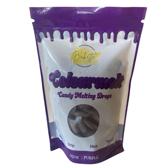 Bakette Purple Colourmelts - Candy Melting Drops (250g)