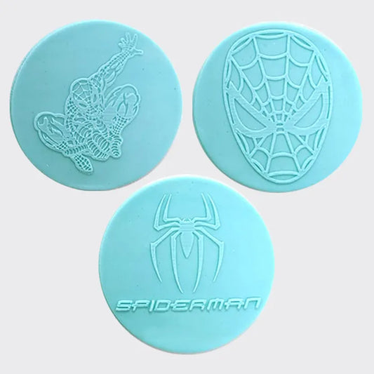 Cookie Debosser Stamp Spiderman (set of 3)