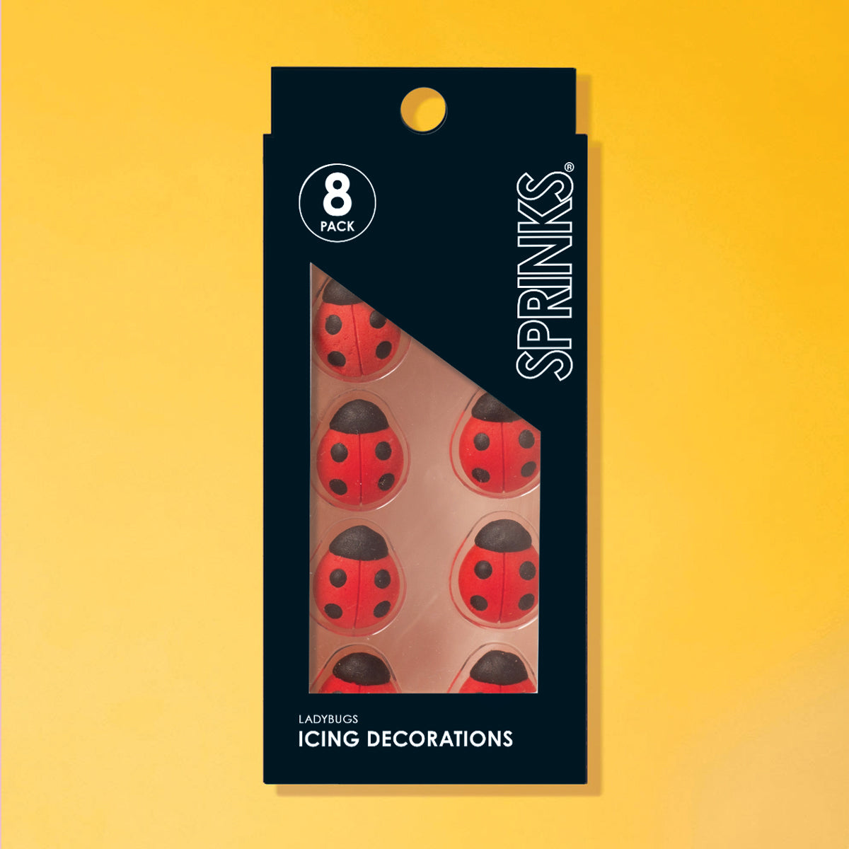 Sprinks Ladybugs Ladybird Icing Decorations | Edible Toppers | 10 pieces