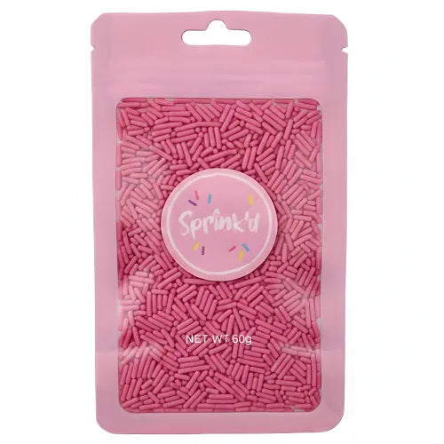 Sprink'd | Jimmies | Bright Pink | 60G