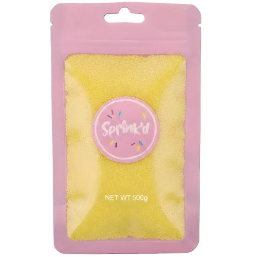 SPRINK'D | SANDING SUGAR | YELLOW | 500G
