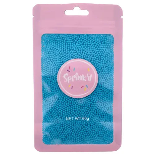SPRINK'D | SUGAR BALLS | BRIGHT BLUE | 2MM | 60G