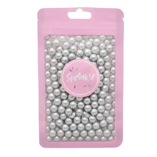 SPRINK'D | SUGAR BALLS | SILVER | 8MM | 60G