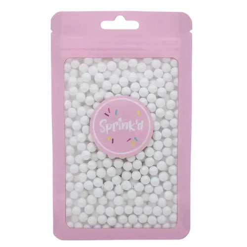 SPRINK'D | SUGAR BALLS | MATTE WHITE | 4MM | 60G