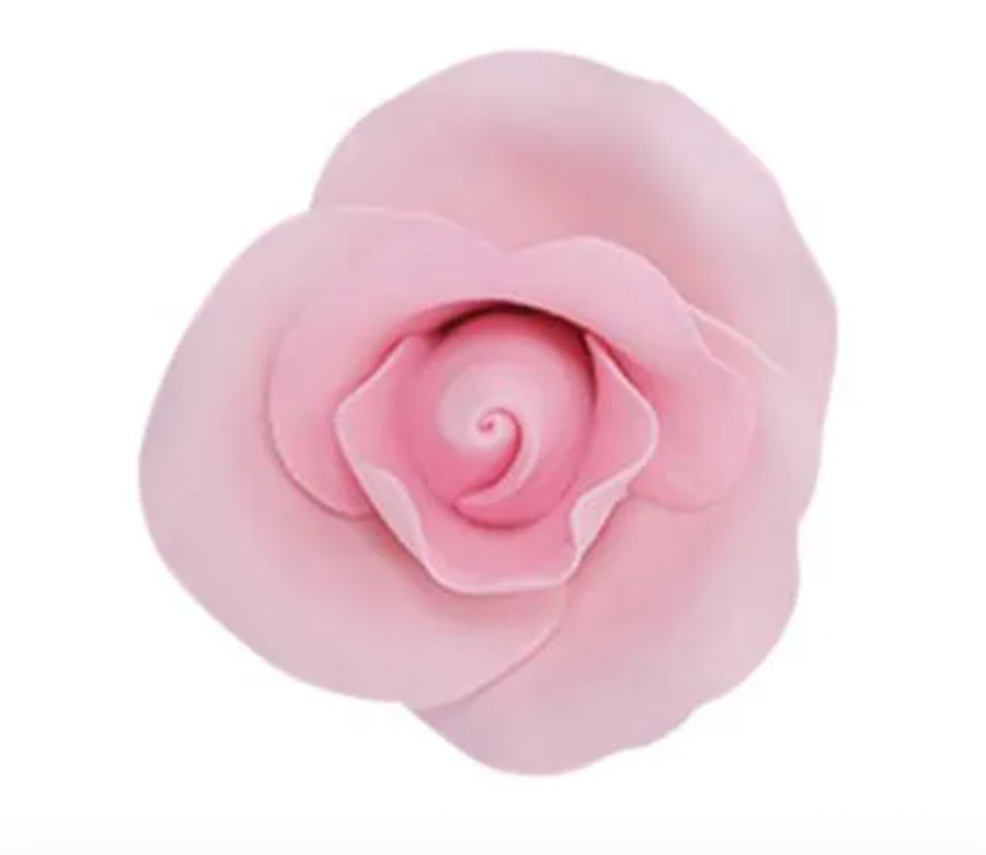 Medium Pink Rose | Edible Sugar Flower 1 piece