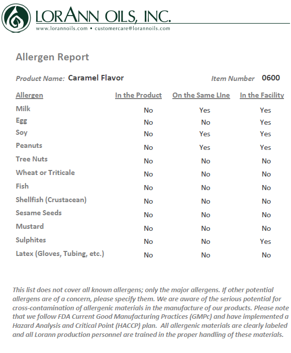 LorAnn Oils Caramel Flavouring 1oz (8 dram)