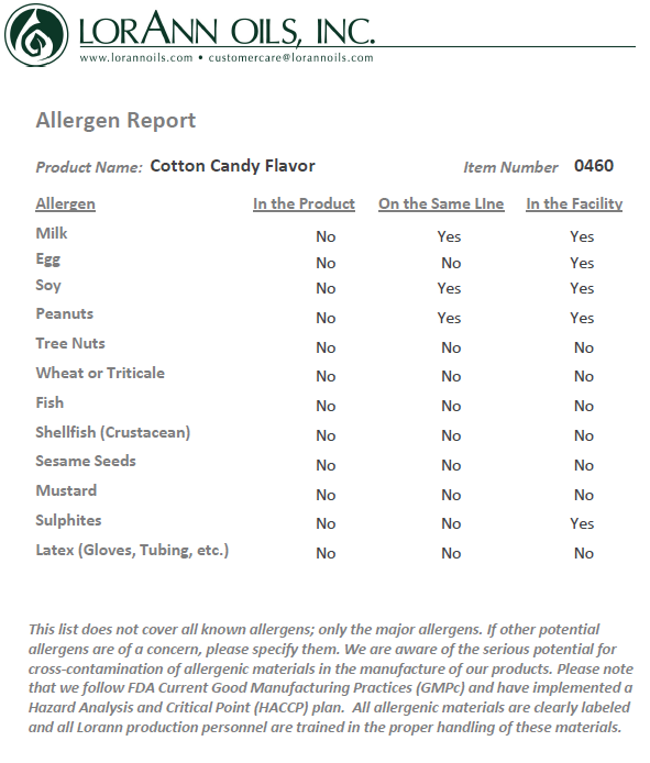 LorAnn Oils Cotton Candy Flavouring 1oz (8 dram)