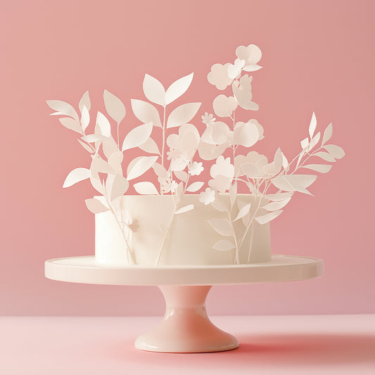 WHITE Rectangle Wafer Paper (THICK) - A4 size (Pack of 5)