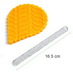 Acrylic Textured Rolling Pin - Tyre Marks (16.5cm)