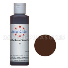 Bulk AmeriColor Soft Gel Paste Chocolate Brown 4.5oz
