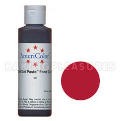 Bulk AmeriColor Soft Gel Paste Super Red 4.5oz