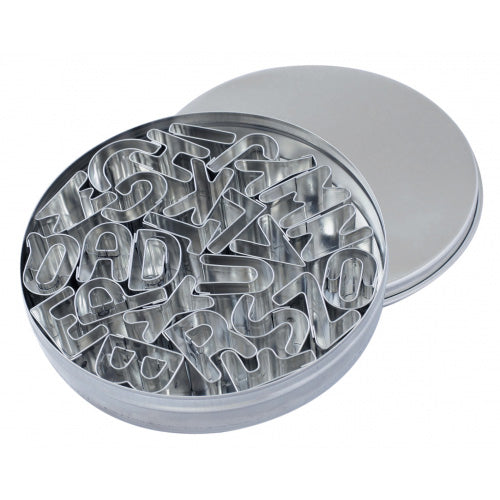 Alphabet Cutter Set 25mm 26pcs - Stainless Steel